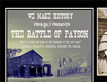 Tablet Screenshot of battleofpayson.com